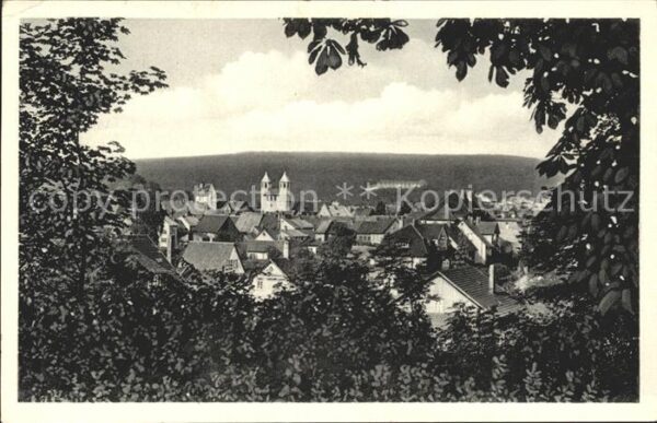 Bad Gandersheim 1000jährige Roswithastadt Blick vom Bah