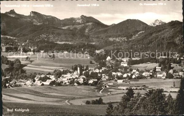 Bad Kohlgrub Panorama Blick auf Ammergauer Alpen Sta