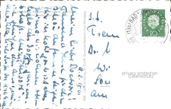 Bad Kohlgrub St Martin Strasse und Hotel Post Kirche – Bild 2