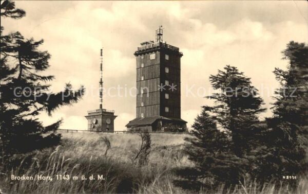 Brocken Harz Turm Sender