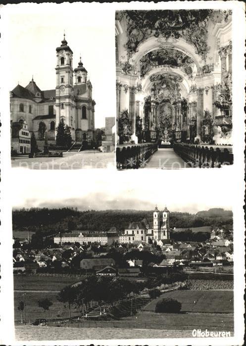 Ottobeuren Ortsansicht mit Benediktinerkloster Klo