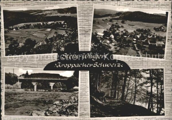 Stein-Wingert Panorama Waldpartie Brücke Kroppacher S