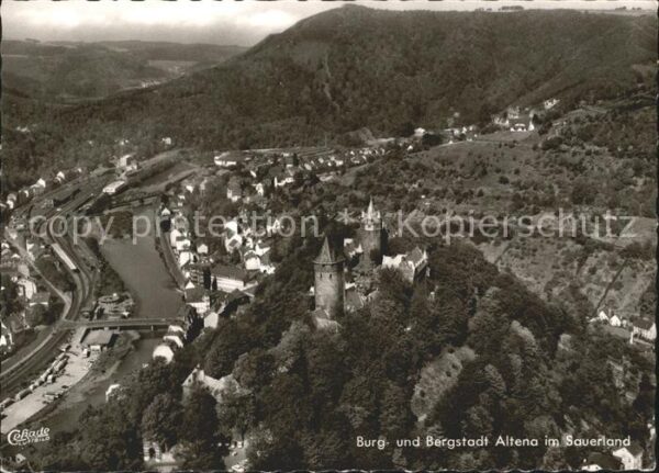 Altena Lenne Burgstadt Bergstadt Sauerland Fliegerau