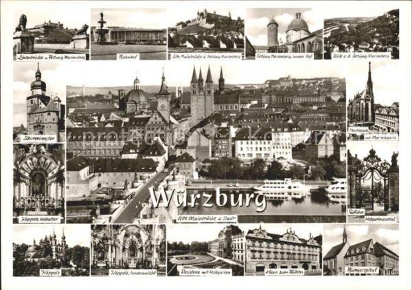 Wuerzburg Sehenswürdigkeiten der Stadt