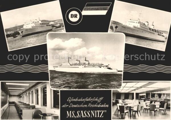 Schiffe Ships Navires Eisenbahnfährschiff der Deutschen Reich