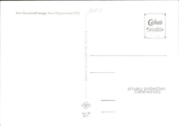 Lemgo Haus Wippermann 16. Jhdt. Giebel Alte H – Bild 2