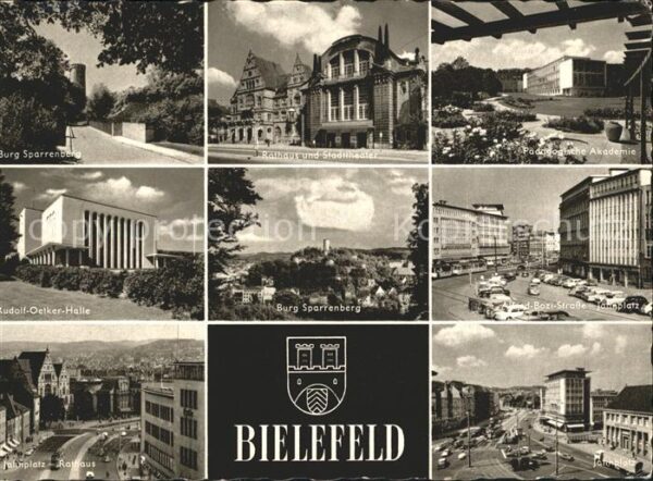 Bielefeld Burg Sparrenberg Rathaus Stadttheater A