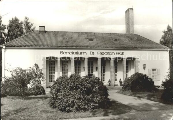 Bad Klosterlausnitz Sanatorium Dr Friedrich Wolf