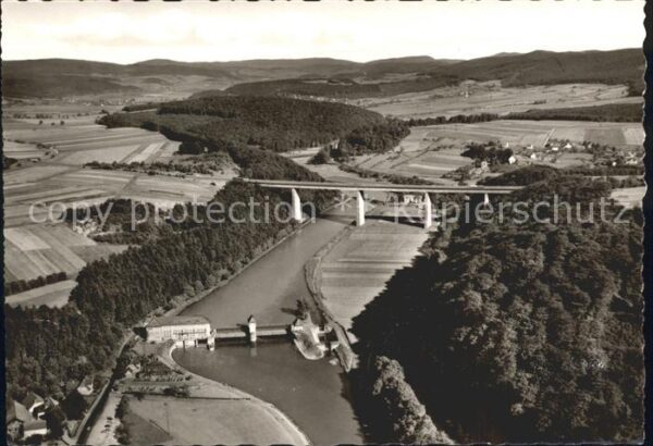 Hedemuenden Blick ins Werratal Luftkurort Fliegerau