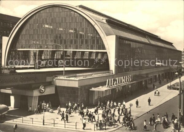 Berlin S Bahnhof Alexanderplatz Hauptstadt der