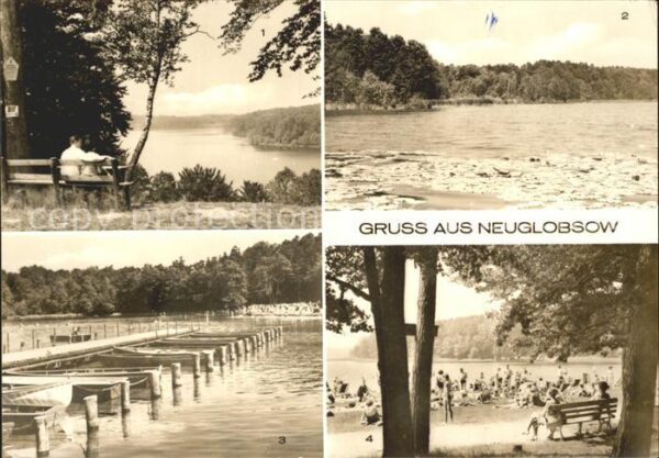 Neuglobsow Peetschsee Dagowsee Bootsanlegestelle B