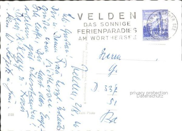 Velden Woerthersee Panorama Alpen Segeln Wappen – Bild 2