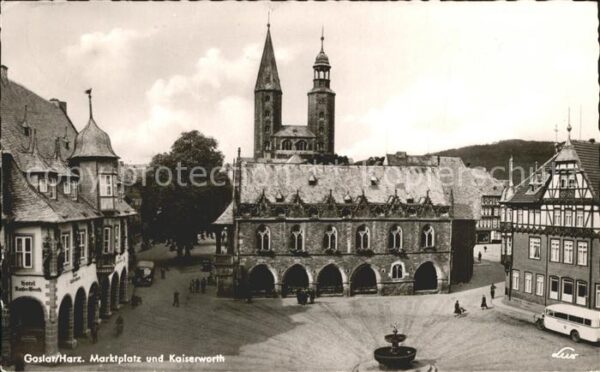 Goslar Marktplatz mit Kaiserworth