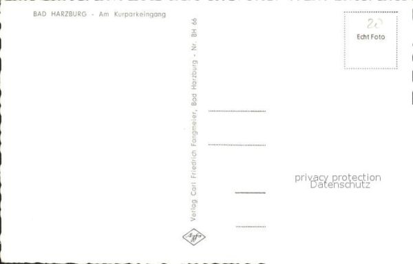 Bad Harzburg Kurpark Eingang Fontäne – Bild 2