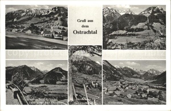 Oberjoch im Ostrachtal mit Hindelang Bad Oberdor