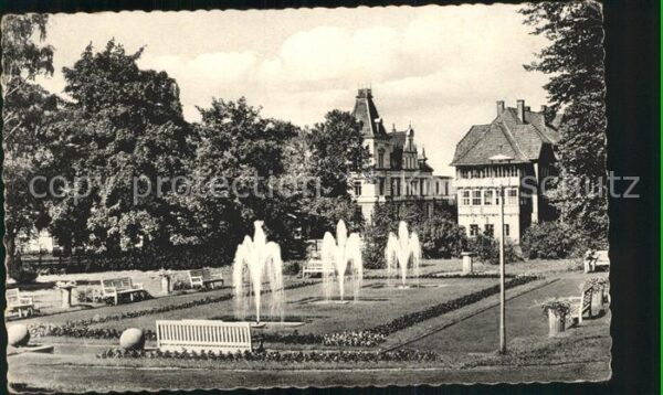 Bad Nenndorf Sonnengarten Springbrunnen