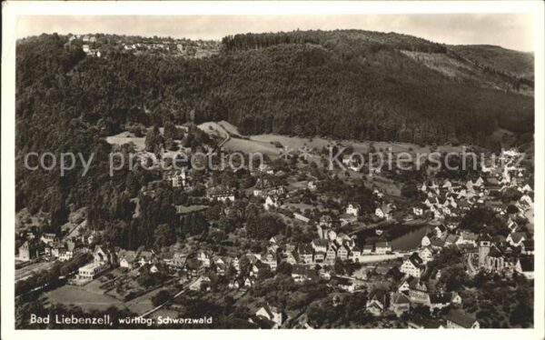 Bad Liebenzell Schwarzwald Fliegeraufnahme