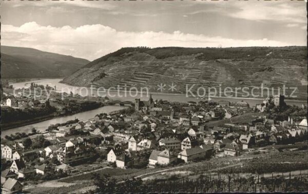 Bingen Rhein Panorama Bingerbrück Nahemündung Burg K