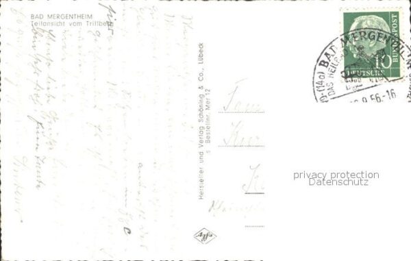 Bad Mergentheim Teilansicht vom Trillberg – Bild 2