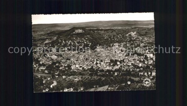 Coburg Stadt und Veste Fliegeraufnahme