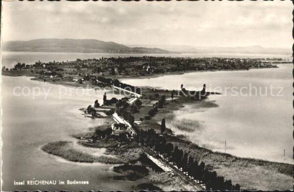 Insel Reichenau Fliegeraufnahme