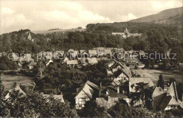 Ilsenburg Harz Blick über die Stadt