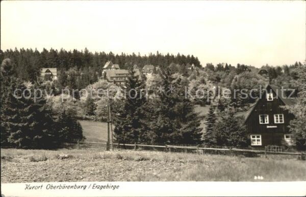 Oberbaerenburg Baerenburg Teilansicht Kurort Handabzug