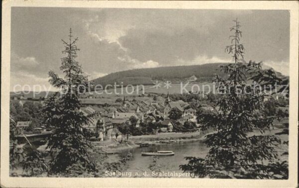 Saalburg Saale mit Saaletalsperre