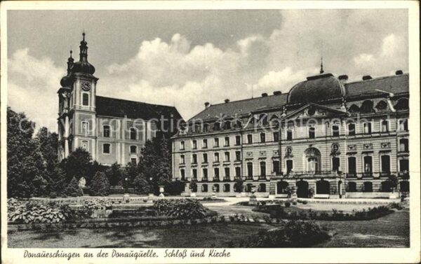 Donaueschingen Schloss und Kirche