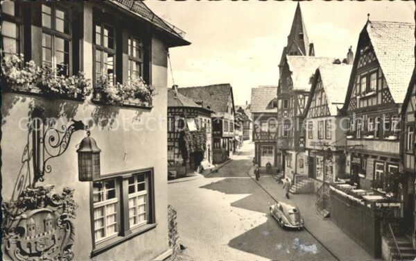Idstein König Adolf Platz Fachwerkhäuser