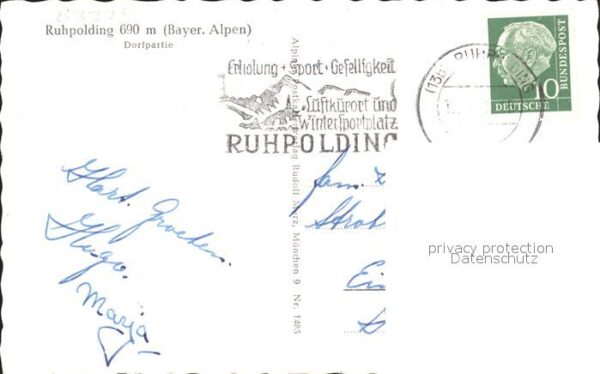 Ruhpolding Dorfpartie Brunnen – Bild 2
