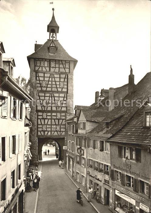 Konstanz Bodensee Schnetztor mit Hus Haus