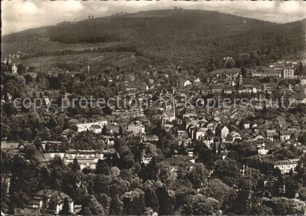 Baden-Baden Blick über die Stadt