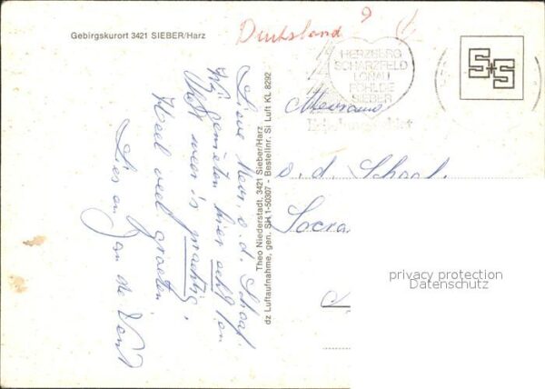 Sieber Gebirgskurort Fliegeraufnahme – Bild 2