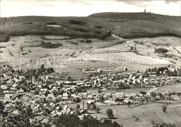 Brotterode Panorama mit Grossem Inselsberg