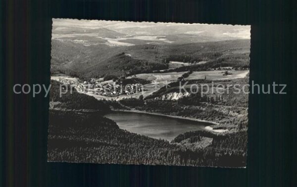 Sosa Erzgebirge Panorama Blick vom Auersberg Talsperre