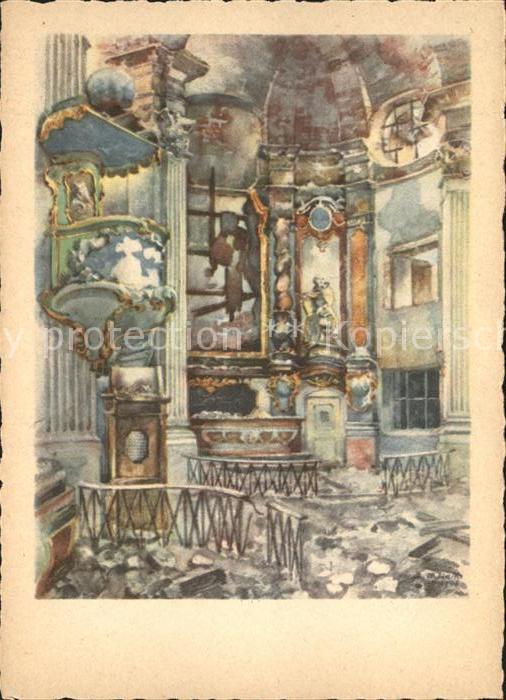Muenchen St Anna Klosterkirche 18. Jhdt. Rokoko