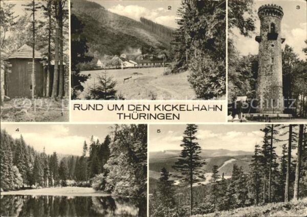 Kickelhahn Goethehäuschen Schortemühle Aussichtstu