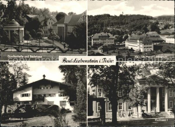 Bad Liebenstein Quellenhalle Badehaus Heinrich Mann San