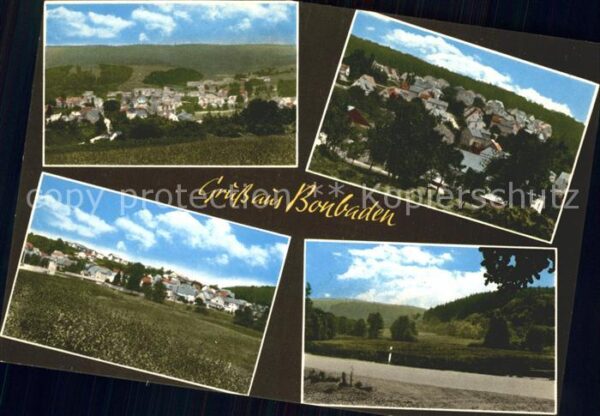 Bonbaden Teilansichten Landschaft