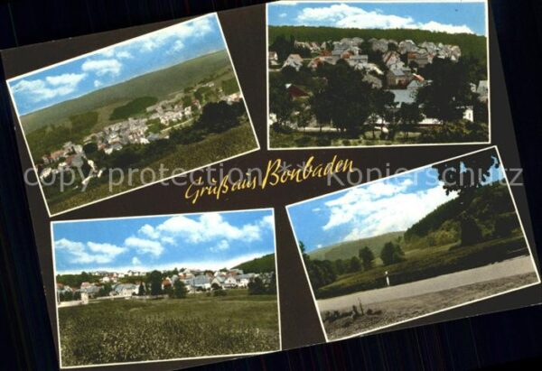 Bonbaden Teilansichten Landschaft