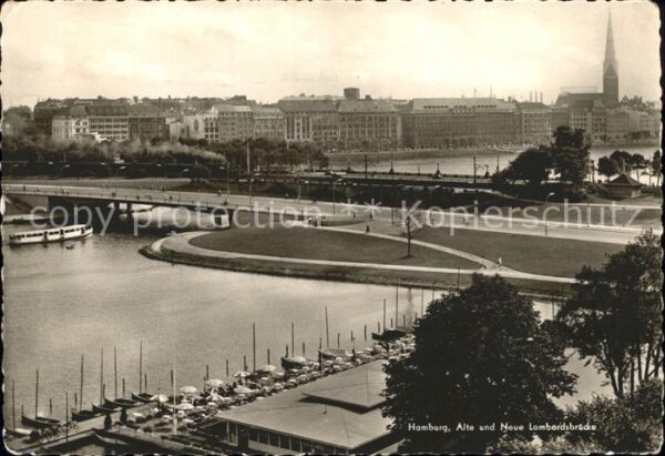 Hamburg Alte und Neue Lombardsbrücke