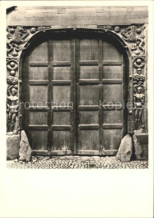 Salzwedel Adam und Eva Tor 16. Jhdt. Schmiedestra