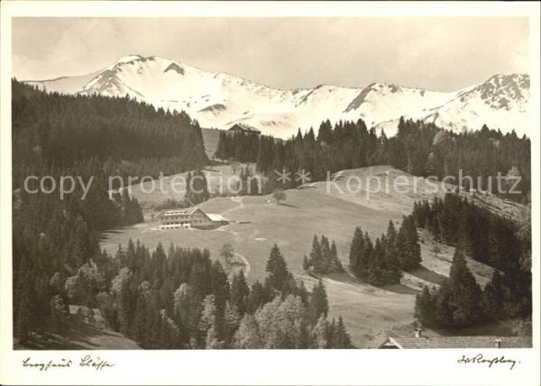 Gunzesried Berghaus Blässe Alpenpanorama