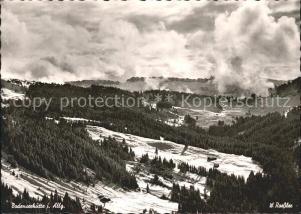 Balderschwang Bodenseehütte Winterpanorama Allgäuer A