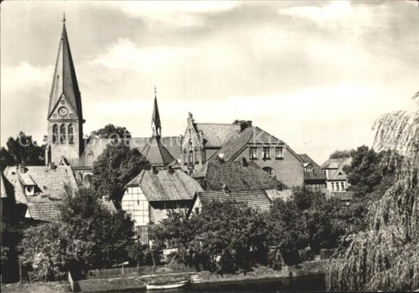 Hagenow Mühlenteich Blick von Wilhelm Pieck Str