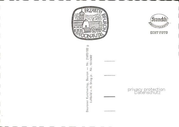 Beuron Donautal Benediktiner Abtei Fliegeraufnahme – Bild 2