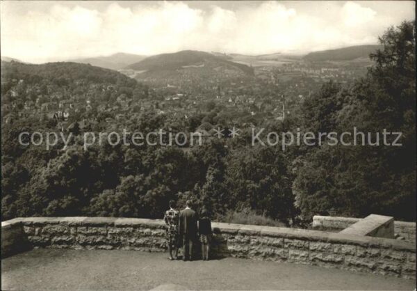 Eisenach Thueringen Panorama Aussichtsplattform