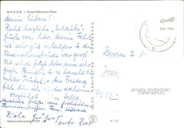 Nauen Havelland Ernst Thälmann Platz – Bild 2