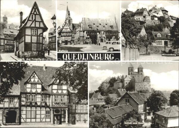 Quedlinburg Finkenherd Rathaus Münzenberg Klopstock
